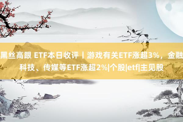 黑丝高跟 ETF本日收评丨游戏有关ETF涨超3%，金融科技、传媒等ETF涨超2%|个股|etf|主见股